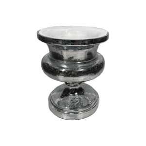 Spiegelglas Vase Pokal 1